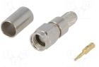 Konektor SMA/m na kabel 5,4 mm krimpovací